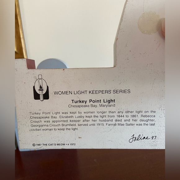 Set of 4 CATS MEOW Lighthouses Bass Harbor, Turkey Point, Admiralty, Matinicus - Picture 8 of 10